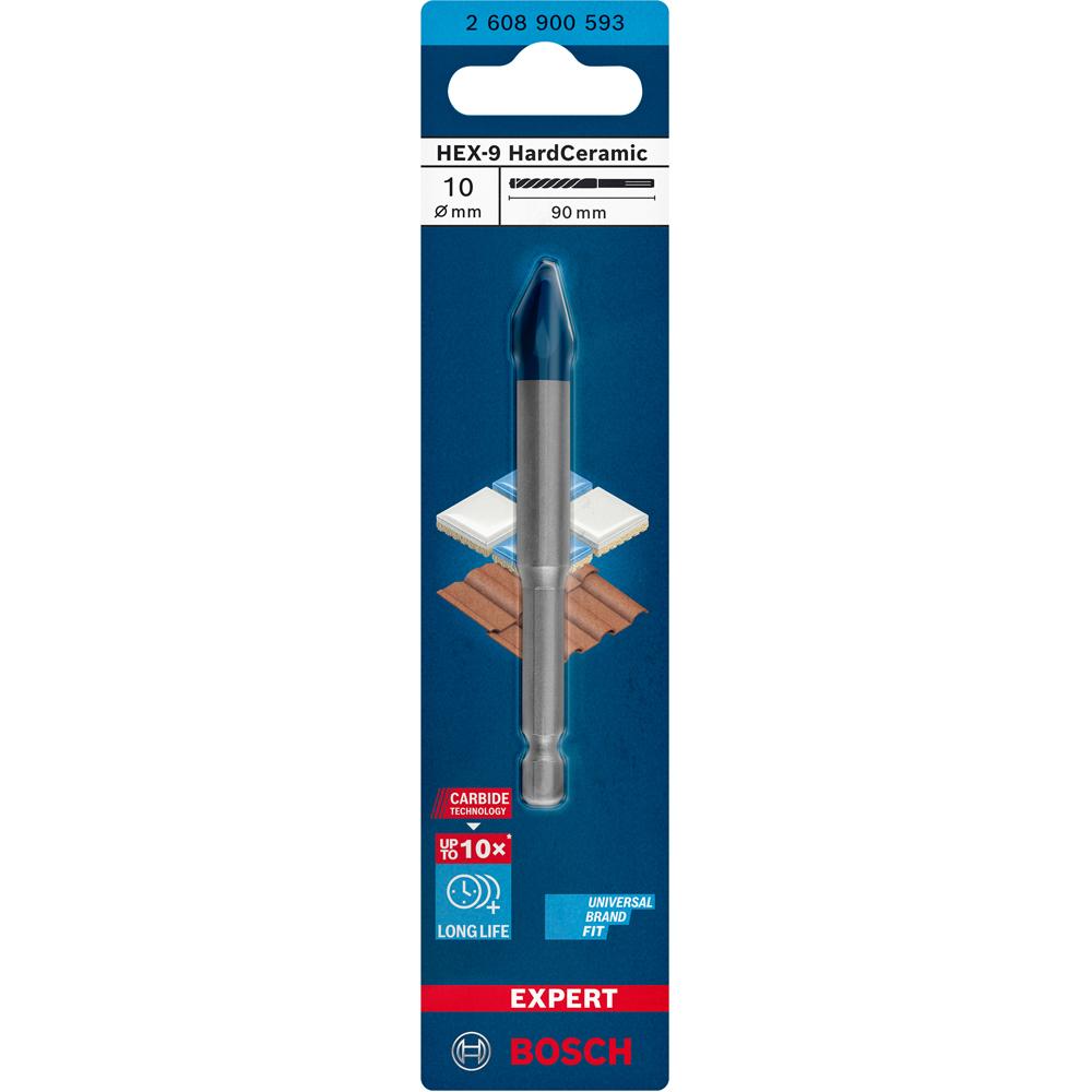 Bosch 2.608.900.593 EXPERT 10mm x 90 mm HEX-9 Hard Ceramic Drill Bit – image 10