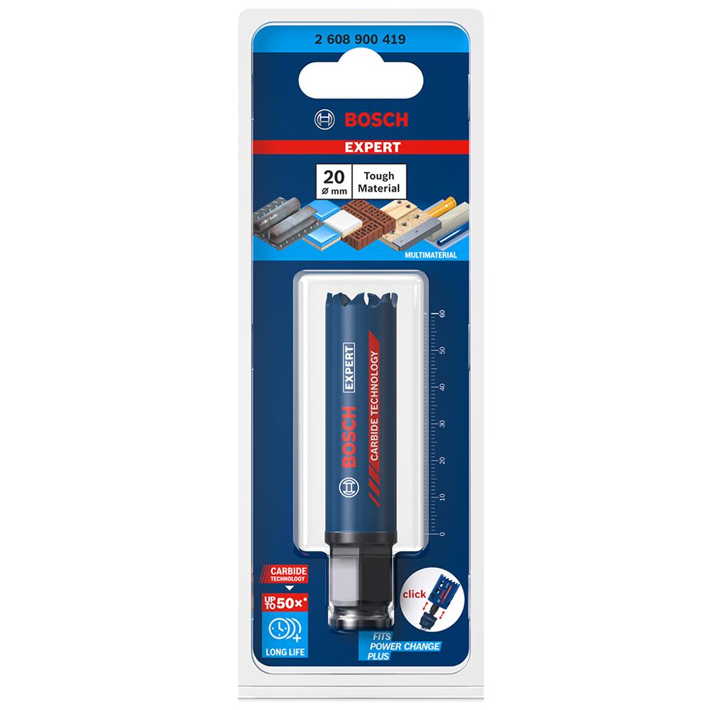 Bosch 2.608.900.419 EXPERT 20mm x 60mm Tough Material Hole Saw – image 6