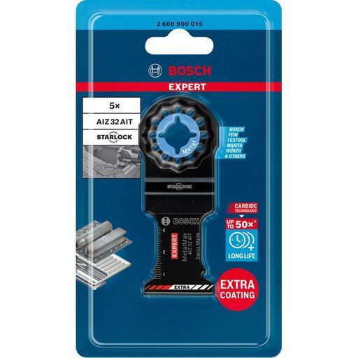 Bosch 2.608.902.047 5-Pack40mm x 32mm EXPERT MetalMax AIZ 32 AIT  Multi-Tool Blade – image 7