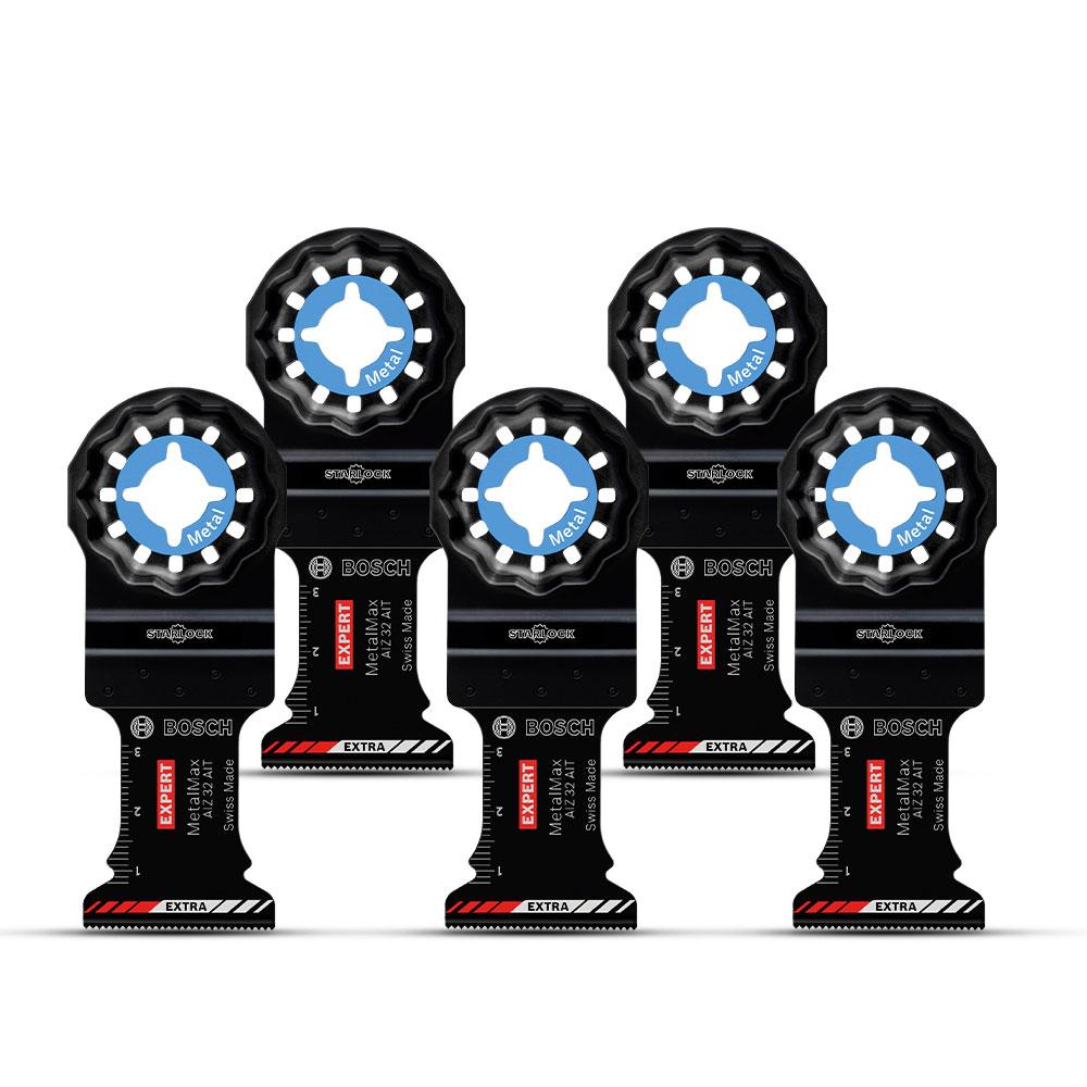 Bosch 2.608.902.047 5-Pack40mm x 32mm EXPERT MetalMax AIZ 32 AIT  Multi-Tool Blade – image 9