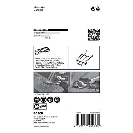Bosch 2.608.900.018 EXPERT MetalMax AIZ 45 AIT 45mm Multi-Tool Blade – image 9