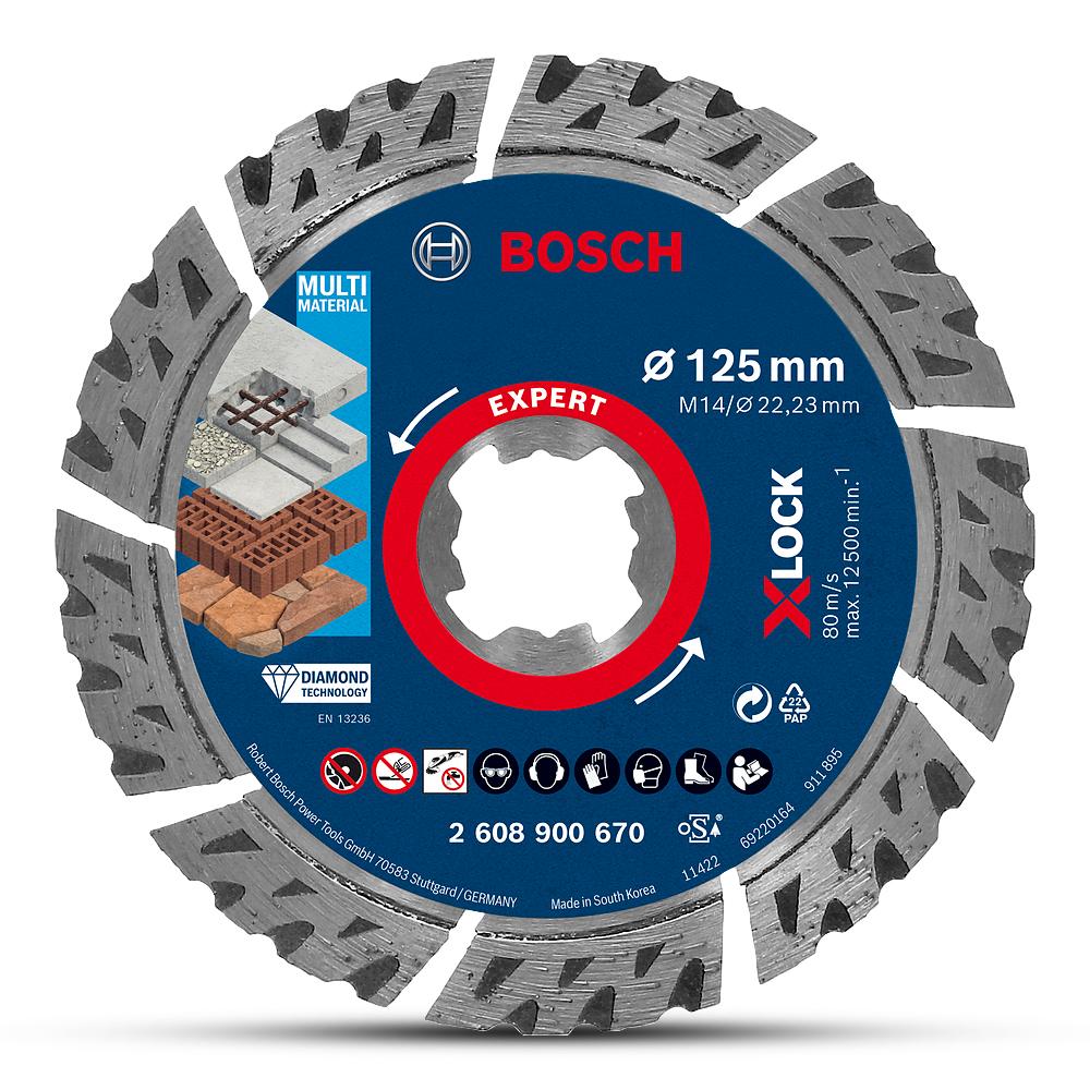Bosch 2.608.900.670 EXPERT 125mm (5”) MultiMaterial X-LOCK Diamond Cutting Disc – image 7