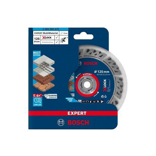 Bosch 2.608.900.670 EXPERT 125mm (5”) MultiMaterial X-LOCK Diamond Cutting Disc – image 6