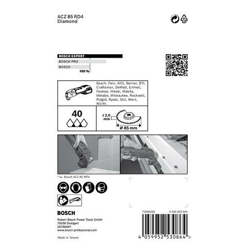 Bosch 2.608.900.034 EXPERT Grout Segment Blade ACZ 85 RDA 85mm Multi-Tool Blade – image 8