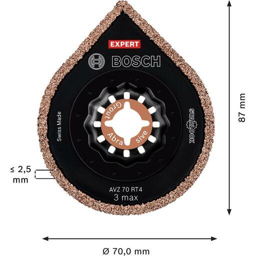 Bosch 2.608.900.041 EXPERT 3 Max AVZ 70 RT4 70mm 40 Grit Grouting Plate – image 7