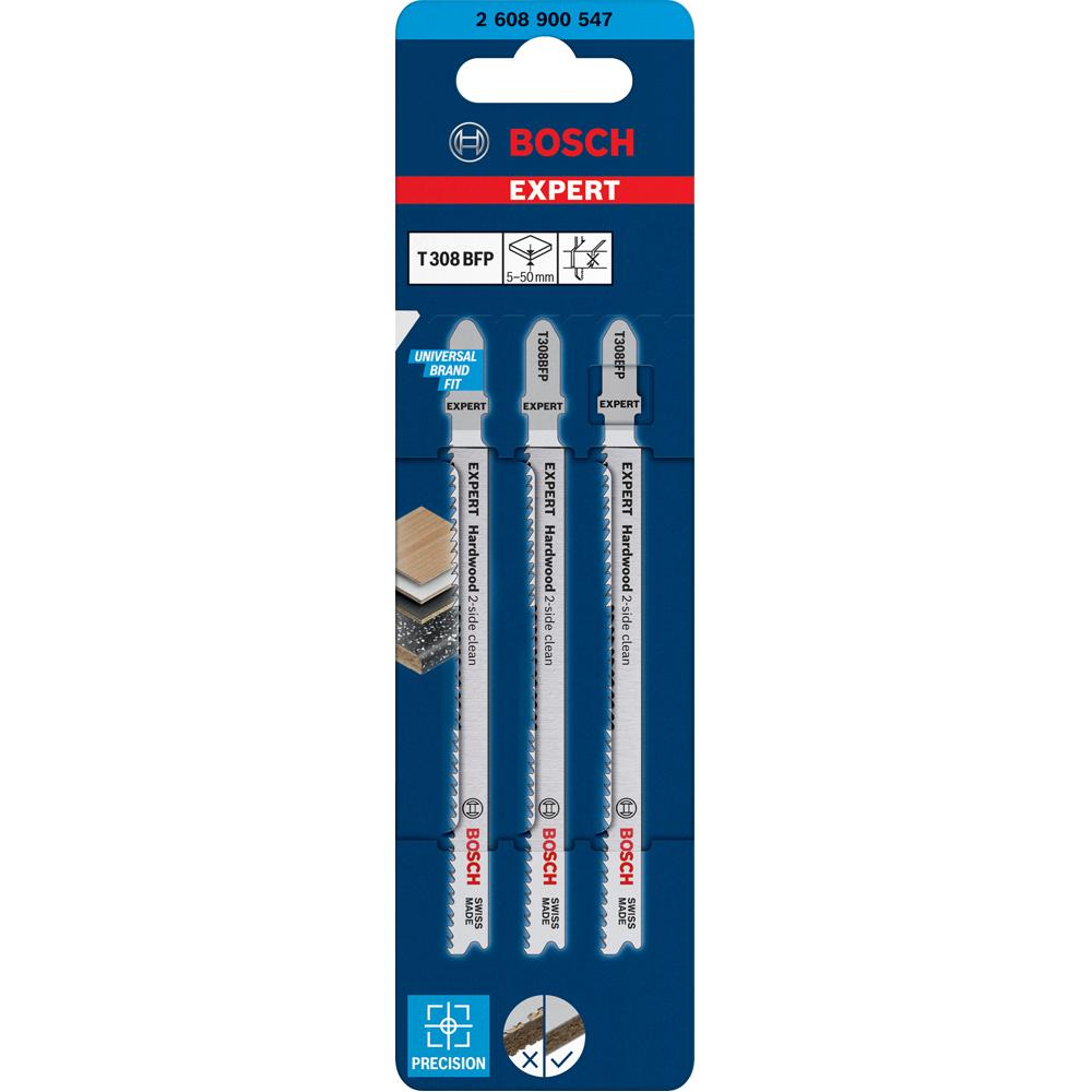 Bosch 2.608.900.547 EXPERT 3-Pack 117mm 13TPI T308BFP 2-Side Clean ...