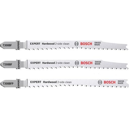 Bosch 2.608.900.549 EXPERT 3-Pack 117mm 13TPI T308BF & T308BFP 2-Side Clean Hardwood Jigsaw Blades – image 11