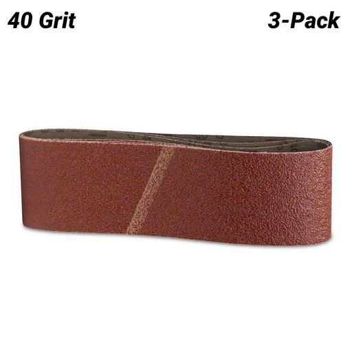 Bosch 2.608.606.129 EXPERT 3-Pack 40 Grit 100mm x 610mm X440 Sanding Belt – image 2