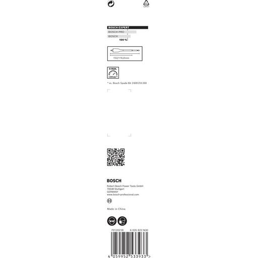 Bosch 2.608.900.319 EXPERT 20mm x 152mm Self Cut Speed Spade Drill Bit – image 8