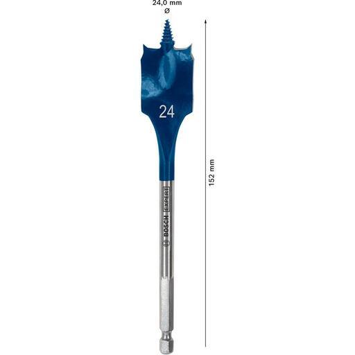 Bosch 2.608.900.321 EXPERT 24mm x 152mm Self Cut Speed Spade Drill Bit – image 11
