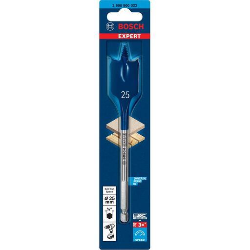 Bosch 2.608.900.322 EXPERT 25mm x 152mm Self Cut Speed Spade Drill Bit – image 6