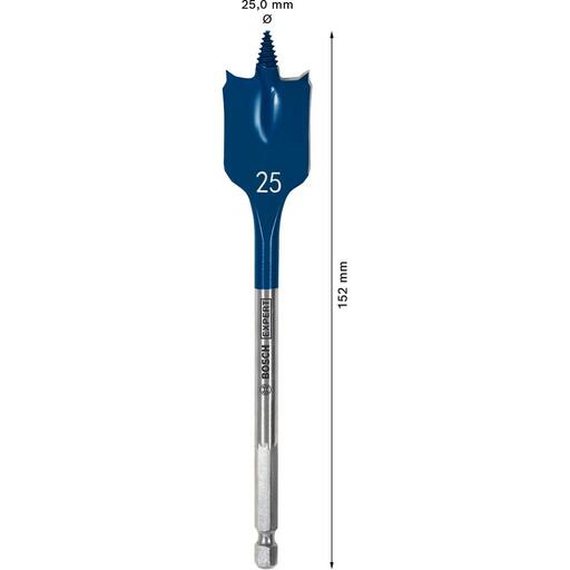 Bosch 2.608.900.322 EXPERT 25mm x 152mm Self Cut Speed Spade Drill Bit – image 8