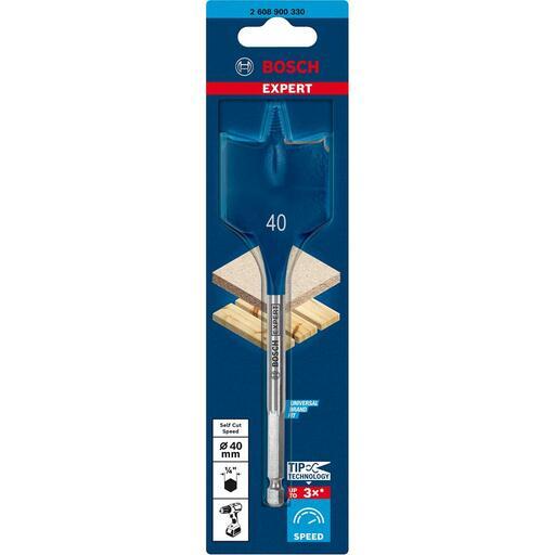 Bosch 2.608.900.330 EXPERT 40mm x 152mm Self Cut Speed Spade Drill Bit – image 6