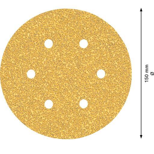 Bosch 2.608.900.813 EXPERT 5-Pack 150mm (6”) 40 Grit C470 Sandpaper Sanding Disc – image 5