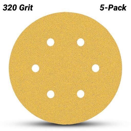 Bosch 2.608.900.820 EXPERT 5-Pack 150mm (6”) 320 Grit C470 Sandpaper Sanding Disc – image 2