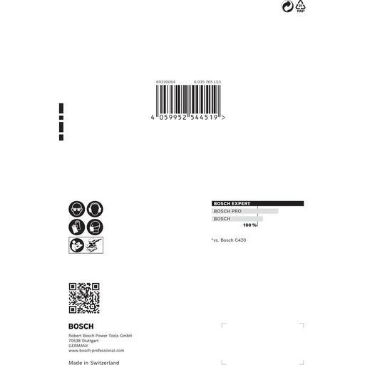 Bosch 2.608.901.113 EXPERT 10-Pack 115mm x 140mm 40-180 Grit C470 Sanding Paper – image 9