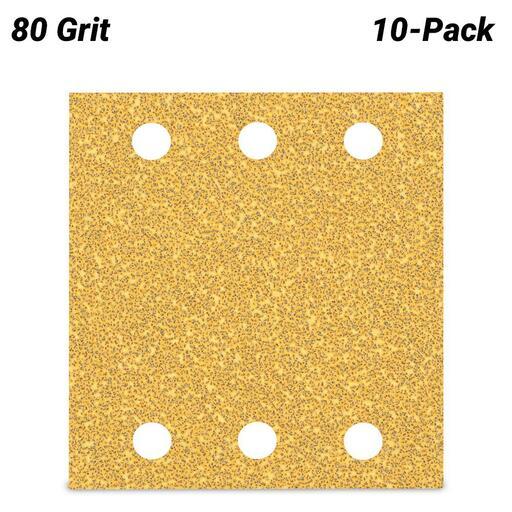 Bosch 2.608.900.892 EXPERT 10-Pack 115mm x 107mm 80 Grit C470 Sanding Paper  – image 2