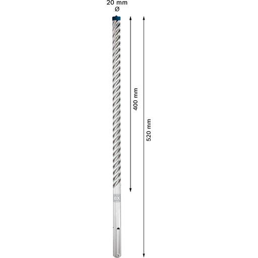 Bosch 2.608.900.229 EXPERT 20mm x 400mm x 520mm SDS MAX-8X Hammer Drill Bit – image 4