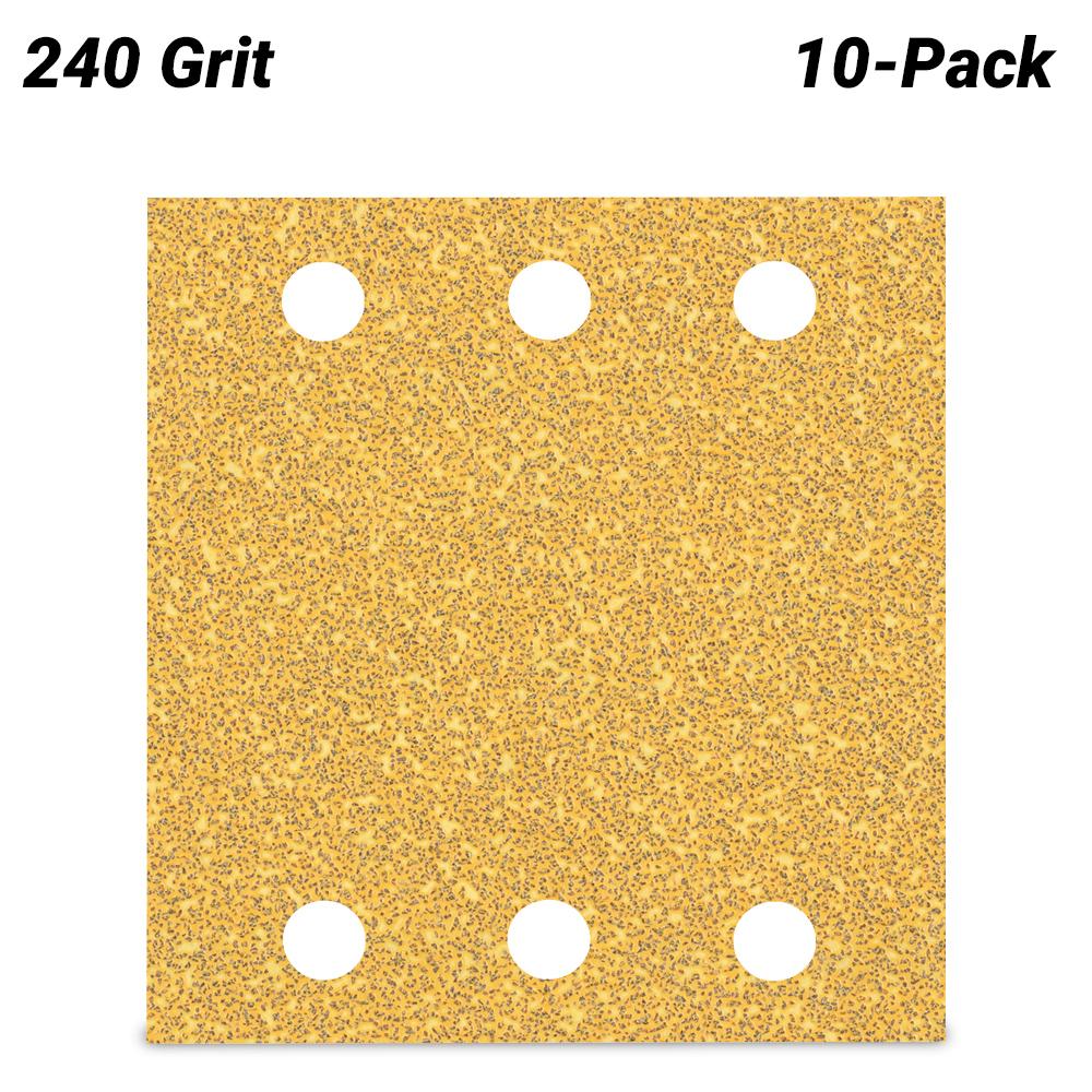 Bosch 2.608.900.895 EXPERT 10-Pack 115mm x 107mm 240 Grit C470 Sanding Paper  – image 2