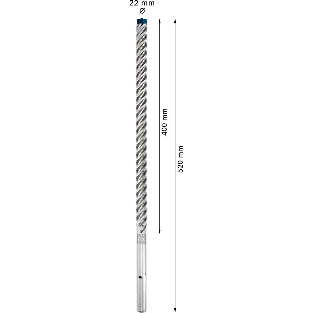 Bosch 2.608.900.234 EXPERT 22mm x 400mm x 520mm SDS MAX-8X Hammer Drill Bit – image 4