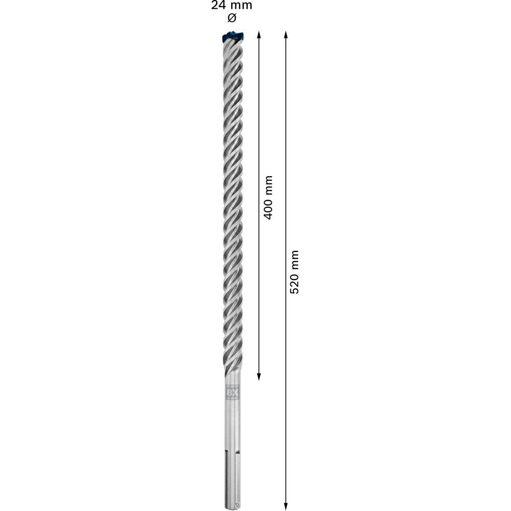 Bosch 2.608.900.239 EXPERT 24mm x 400mm x 520mm SDS MAX-8X Hammer Drill Bit – image 10