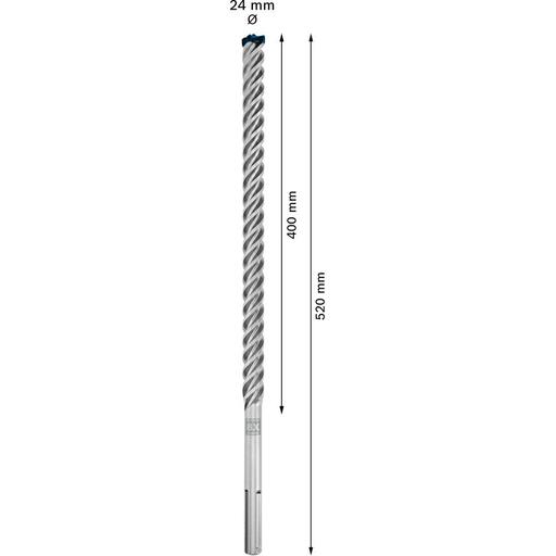 Bosch 2.608.900.239 EXPERT 24mm x 400mm x 520mm SDS MAX-8X Hammer Drill Bit – image 10