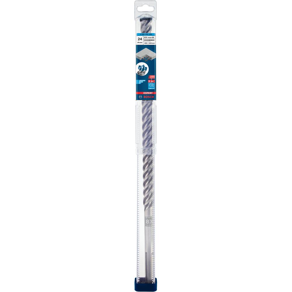 Bosch 2.608.900.239 EXPERT 24mm x 400mm x 520mm SDS MAX-8X Hammer Drill Bit – image 2
