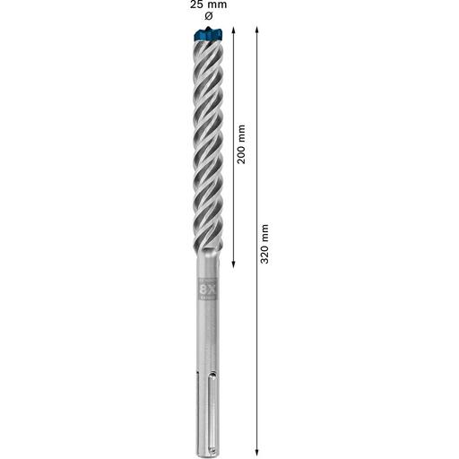 Bosch 2.608.900.240 EXPERT 25mm x 200mm x 320mm SDS MAX-8X Hammer Drill Bit – image 2