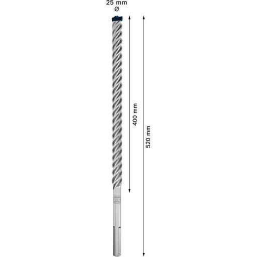 Bosch 2.608.900.241 EXPERT 25mm x 400mm x 520mm SDS MAX-8X Hammer Drill Bit – image 5