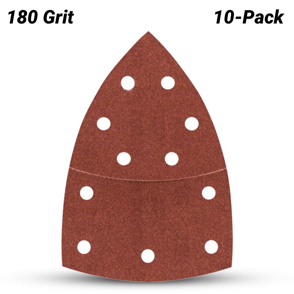 Bosch 2.608.607.410 EXPERT 10-Pack 102mmx 63mm, 93mm 180 Grit C430 Wood & Paint Multi Sanders Sanding Paper – image 2