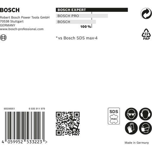 Bosch 2.608.900.248 EXPERT 28mm x 400mm x 520mm SDS MAX-8X Hammer Drill Bit – image 13