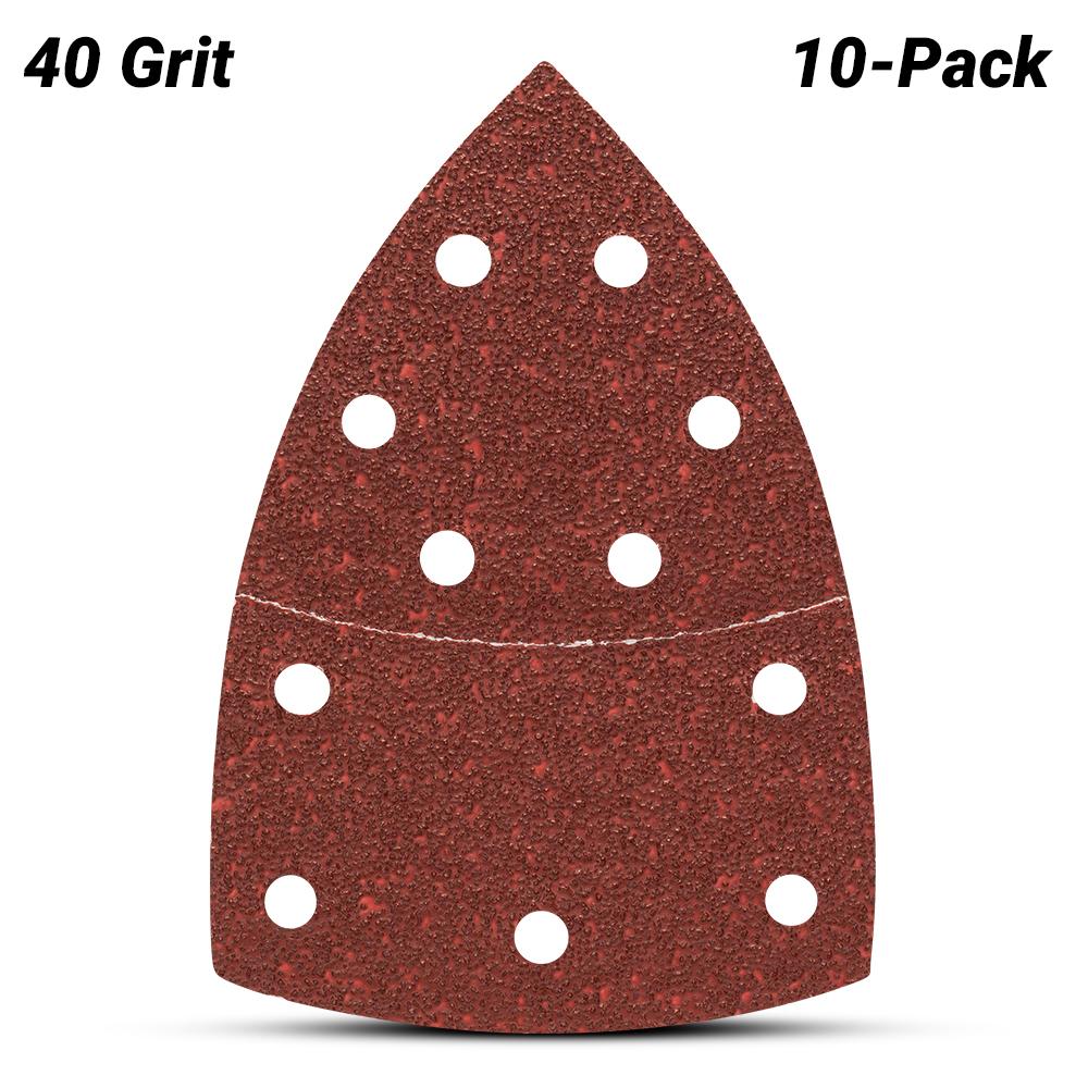 Bosch 2.608.607.407 EXPERT 10Pack 102mm x 62mm, 93mm 40 Grit C430 Wood