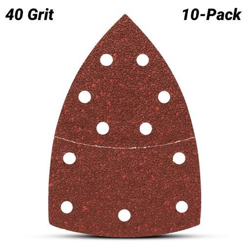 Bosch 2.608.607.407 EXPERT 10-Pack 102mm x 62mm, 93mm 40 Grit C430 Wood & Paint Multi-Sander Sanding Sheet – image 2