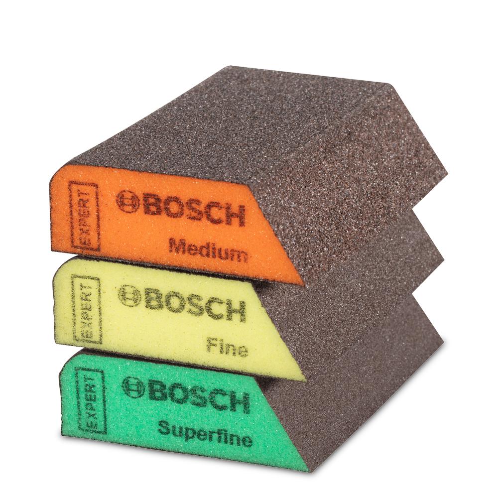 Bosch 2.608.901.174 EXPERT 3Pack 69mm x 97mm x 26mm Medium, Fine