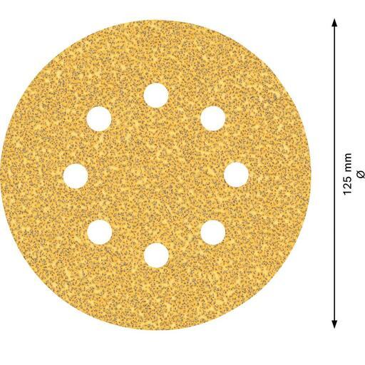 Bosch 2.608.900.803 EXPERT 5-Pack 125mm (5”) 40 Grit C470 Sandpaper Sanding Disc – image 6