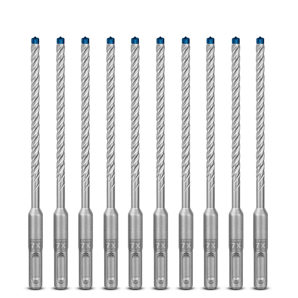 Bosch 2.608.900.160 EXPERT 10-Pack 6mm x 100mm x 165mm SDS Plus-7X Hammer Drill Bits – image 5
