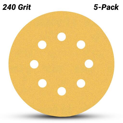 Bosch 2.608.900.809 EXPERT 5-Pack 125mm (5”) 240 Grit C470 Sandpaper Sanding Disc – image 2