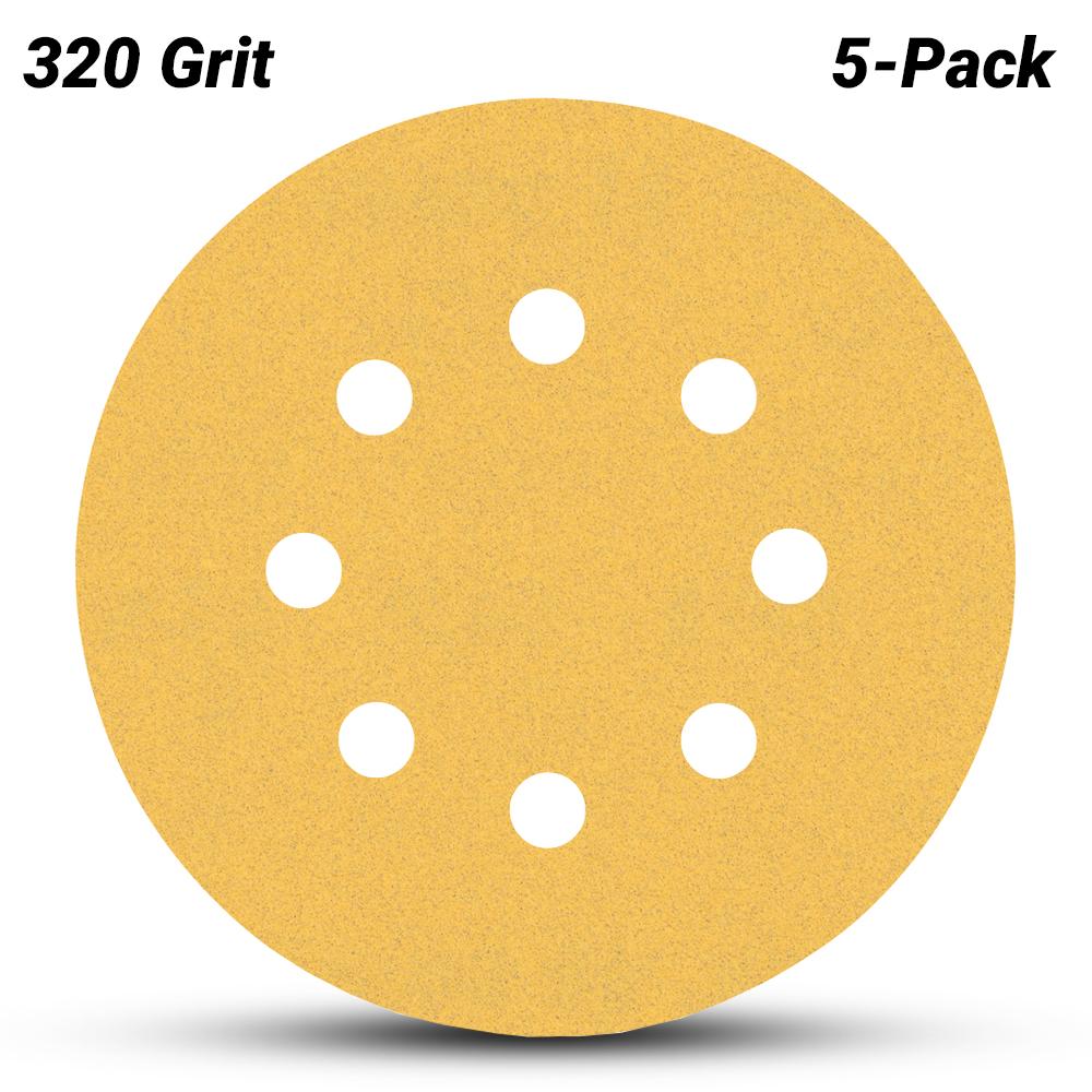 Bosch 2.608.900.810 EXPERT 5-Pack 125mm (5”) 320 Grit C470 Sandpaper Sanding Disc – image 2
