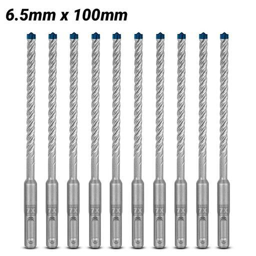 Bosch 2.608.900.163 EXPERT 10-Pack 6.5mm x 100mm x 165mm SDS Plus-7X Hammer Drill Bits – image 2