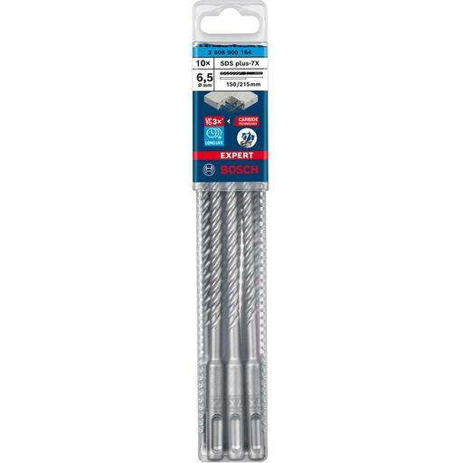 Bosch 2.608.900.164 EXPERT 10-Pack 6.5mm x 150mm x 215mm SDS Plus-7X Hammer Drill Bits – image 4