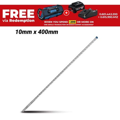 Bosch 2.608.900.102 EXPERT 10mm x 400mm x 465mm SDS PLUS-7X Hammer Drill Bit