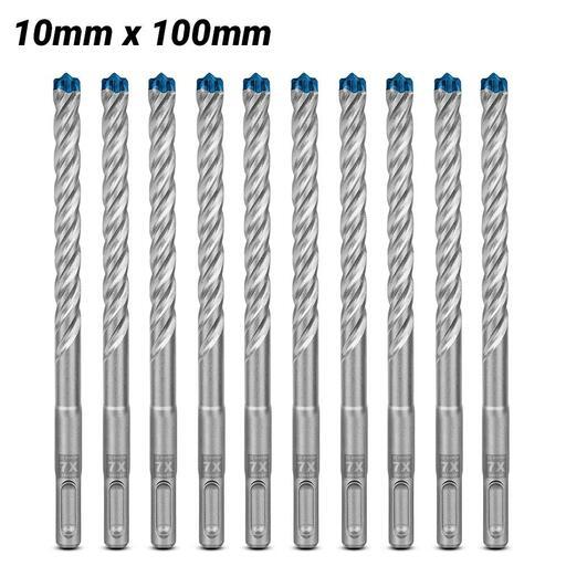 Bosch 2.608.900.170 EXPERT 10-Pack 10mm x 100mm x 165mm SDS Plus-7X Hammer Drill Bits – image 2