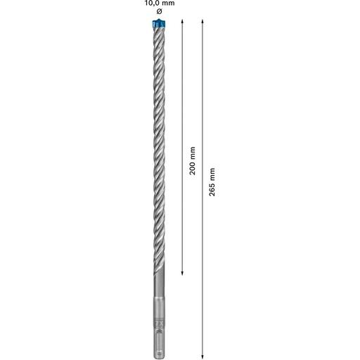Bosch 2.608.900.172 EXPERT 10-Pack 10mm x 200mm x 265mm SDS Plus-7X Hammer Drill Bits – image 9