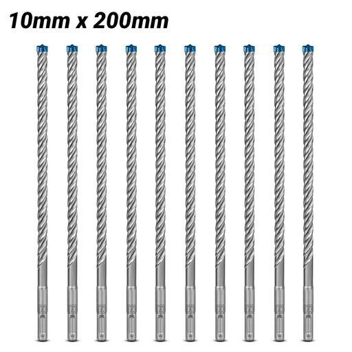 Bosch 2.608.900.172 EXPERT 10-Pack 10mm x 200mm x 265mm SDS Plus-7X Hammer Drill Bits – image 2