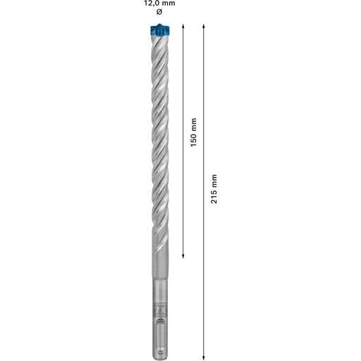 Bosch 2.608.900.174 EXPERT 10-Pack 12mm x 150mm x 215mm SDS Plus-7X Hammer Drill Bits – image 8