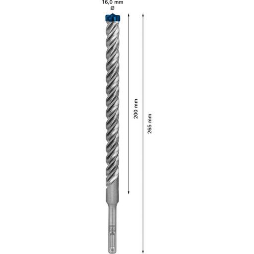 Bosch 2.608.900.131 EXPERT 16mm x 200mm x 265mm SDS PLUS-7X Hammer Drill Bit – image 2
