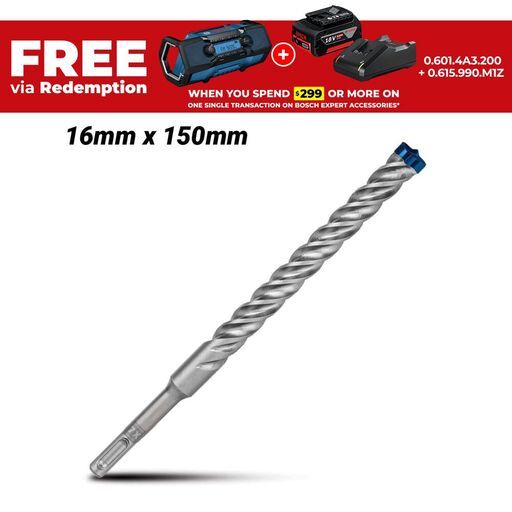 Bosch 2.608.900.130 EXPERT 16mm x 150mm x 215mm SDS PLUS-7X Hammer Drill Bit