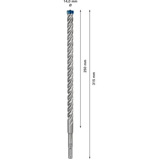 Bosch 2.608.900.122 EXPERT 14mm x 250mm x 315mm SDS PLUS-7X Hammer Drill Bit – image 2