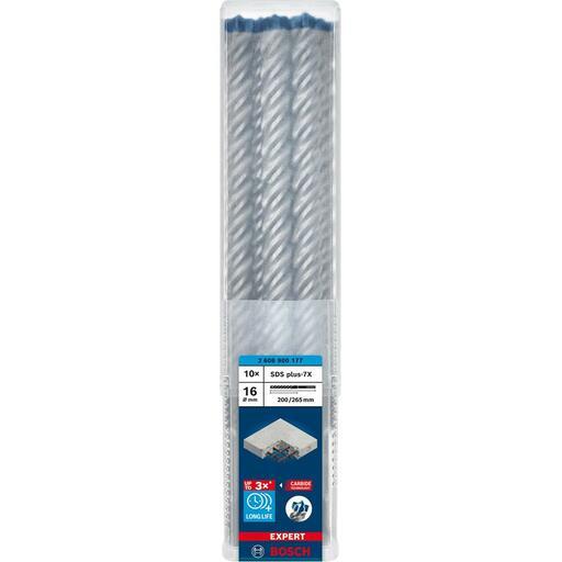 Bosch 2.608.900.177 EXPERT 10-Pack 16mm x 200mm x 265mm SDS Plus-7X Hammer Drill Bits – image 11