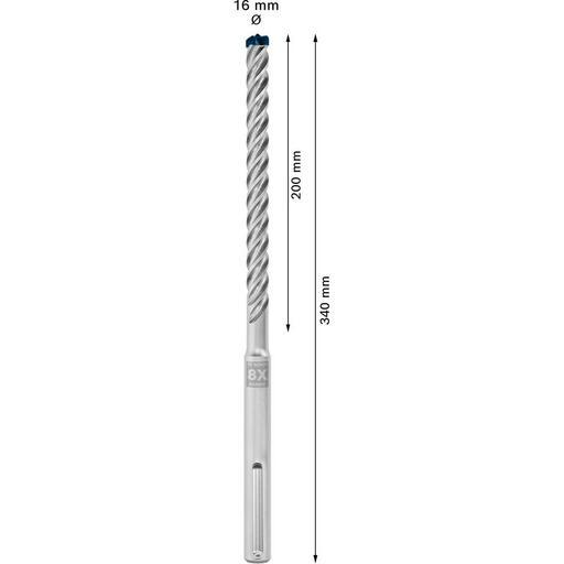 Bosch 2.608.900.214 EXPERT 16mm x 200mm x 340mm SDS MAX-8X Hammer Drill Bit – image 12